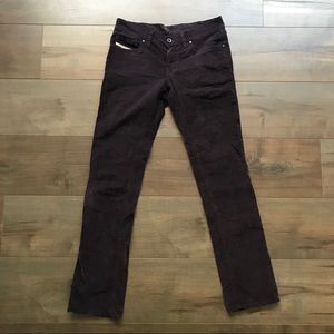 Diesel Velvet Purple Corduroy Jean